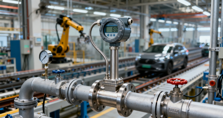 某汽车制造厂压缩空气系统流量监测成功案例